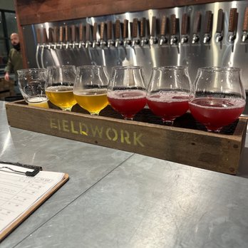 Fieldwork Brewing - The perfect flight - Pizza Near Me - San Leandro, California