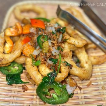 WEI Authentic Chinese - Salt & Pepper Calamari (5 stars) $11 - Cantonese Near Me - Buford, Georgia WEI Authentic Chinese - Salt & Pepper Calamari (5 stars) $11 - Cantonese Near Me - Buford, Georgia