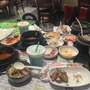 BCD Tofu House - One satisfied table! - Korean Near Me - Irvine, California