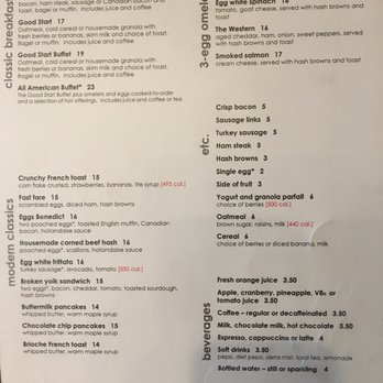Cafe 325 - Breakfast menu; kids buffet $5.95 - Cafes Near Me - Las Vegas, Nevada