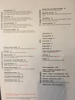 Menu photo 6 Cafe 325 Las Vegas, NV