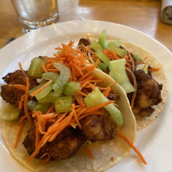 Leaf Vegetarian Restaurant - Buffalo cauliflower taco - Vegetarian Near Me - Boulder, Colorado