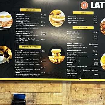 Latin Stop Cafe and Bakery  - Menú (1/2) - Cuban Near Me - Ocala, Florida