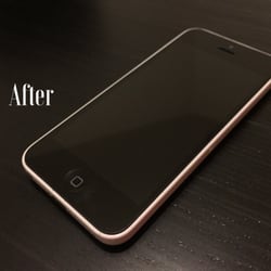Innovative Electronics - RadioShack - After my iPhone 5c was all fixed! Like new!
