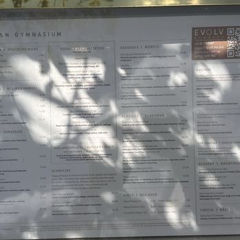 German Gymnasium - Menu - German Near Me - London, XGL German Gymnasium - Menu - German Near Me - London, XGL