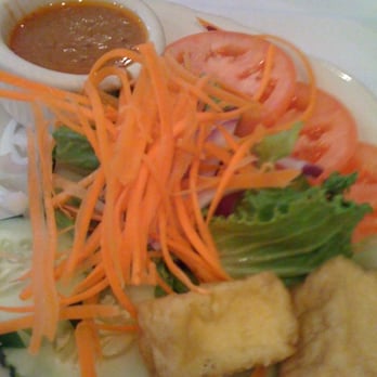 Crystal Thai Restaurant - Salad w/peanut dressing - Thai Near Me - Arlington, Virginia Crystal Thai Restaurant - Salad w/peanut dressing - Thai Near Me - Arlington, Virginia