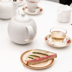 Little White House Salon Cafe - Divine sandwiches and tea!
