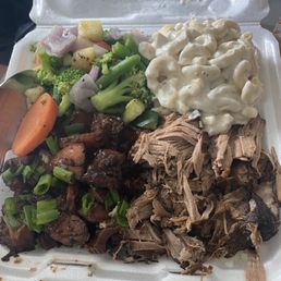 Large - Mixed Plate (Honolulu chicken and luau pig) Large - Mixed Plate (Honolulu chicken and luau pig)