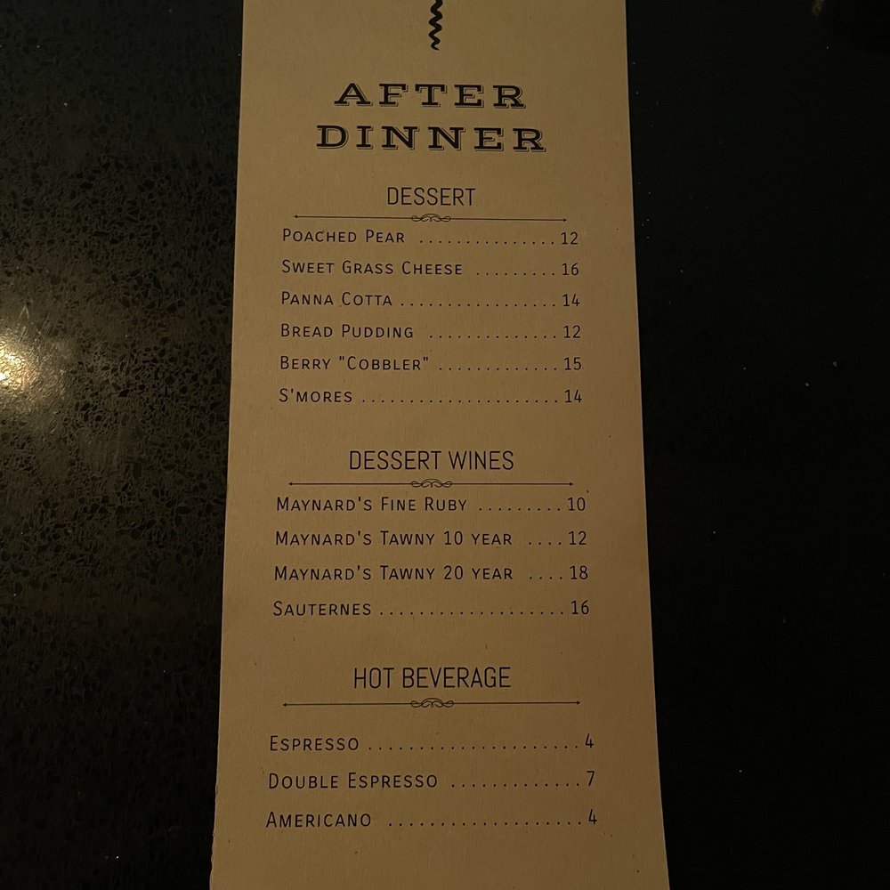 Fern - Dessert Menu! - New American Near Me - West Palm Beach, Florida Fern - Dessert Menu! - New American Near Me - West Palm Beach, Florida