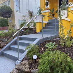 ATR Welding - Front entrance railings. Oakland, CA. 510.363-2490 / atrwelding.com