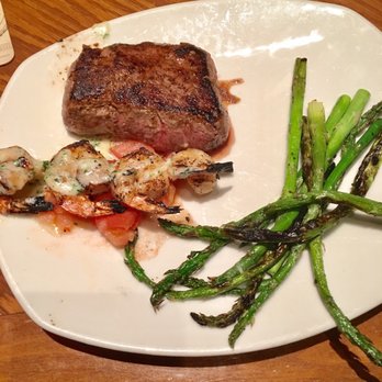 Outback Steakhouse - my usual - 9 oz sirloin w shrimp & grilled asparagus - Steakhouses Near Me - Deptford, New Jersey