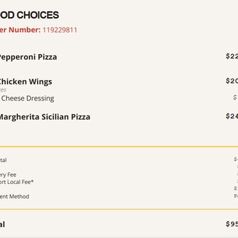 Dino's Pizza Kitchen - My actual order if the owner would like to review since they didn't respond to my voicemails. - Pizza Near Me - Livermore, California
