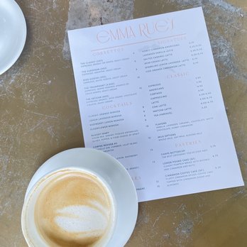Emma Rue’s - Menu - Coffee & Tea Near Me - Spokane, Washington