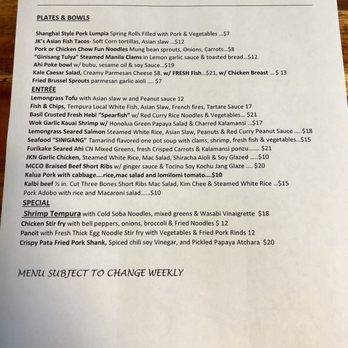Joey's Kitchen Napili - Paper menu & specials (more listings than the walll menu) - February 2018 - VN - Filipino Near Me - Lahaina, Hawaii Joey's Kitchen Napili - Paper menu & specials (more listings than the walll menu) - February 2018 - VN - Filipino Near Me - Lahaina, Hawaii