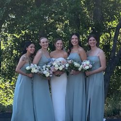 Wind Acre Farm Floral - Mine and my Bridesmaids Bouquets!