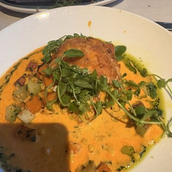 Chandler's Oceanfront Dining - Sea bass, I had a bite before I remembered to take a photo. - New American Near Me - Carlsbad, California