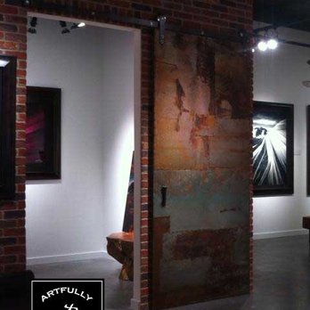 Artfully Rogue - Industrial Metal Sliding Door - Metal Fabricators Near Me