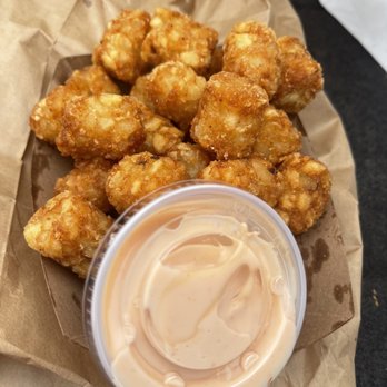 Corral Drive In - Tater Tots with Fry Sauce - Burgers Near Me - Long Beach, Washington