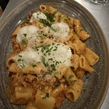 Cucina Urbana - rigatoni bolognese | veal + pork + ricotta - Italian Near Me - San Diego, California