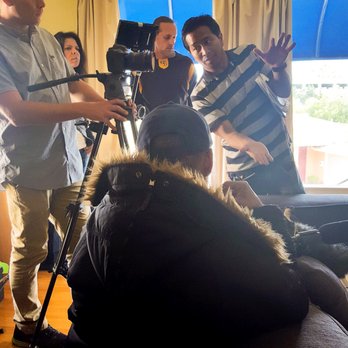 State of Ability  - Cinematographer Chad Peters and Director with crew coordinate the final shot of " The Entry " - Video/Film Production Near Me