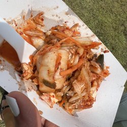 Roti Rolls - Kimchi. Was very good, nice light & fresh snack on the farm.