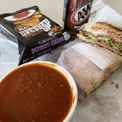 Chili came separate from sandwich