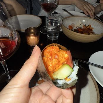 Sunn’s - The spicy tuna mayak "addicting" kim with crunchy rice bits - Wine Bars Near Me - New York, New York