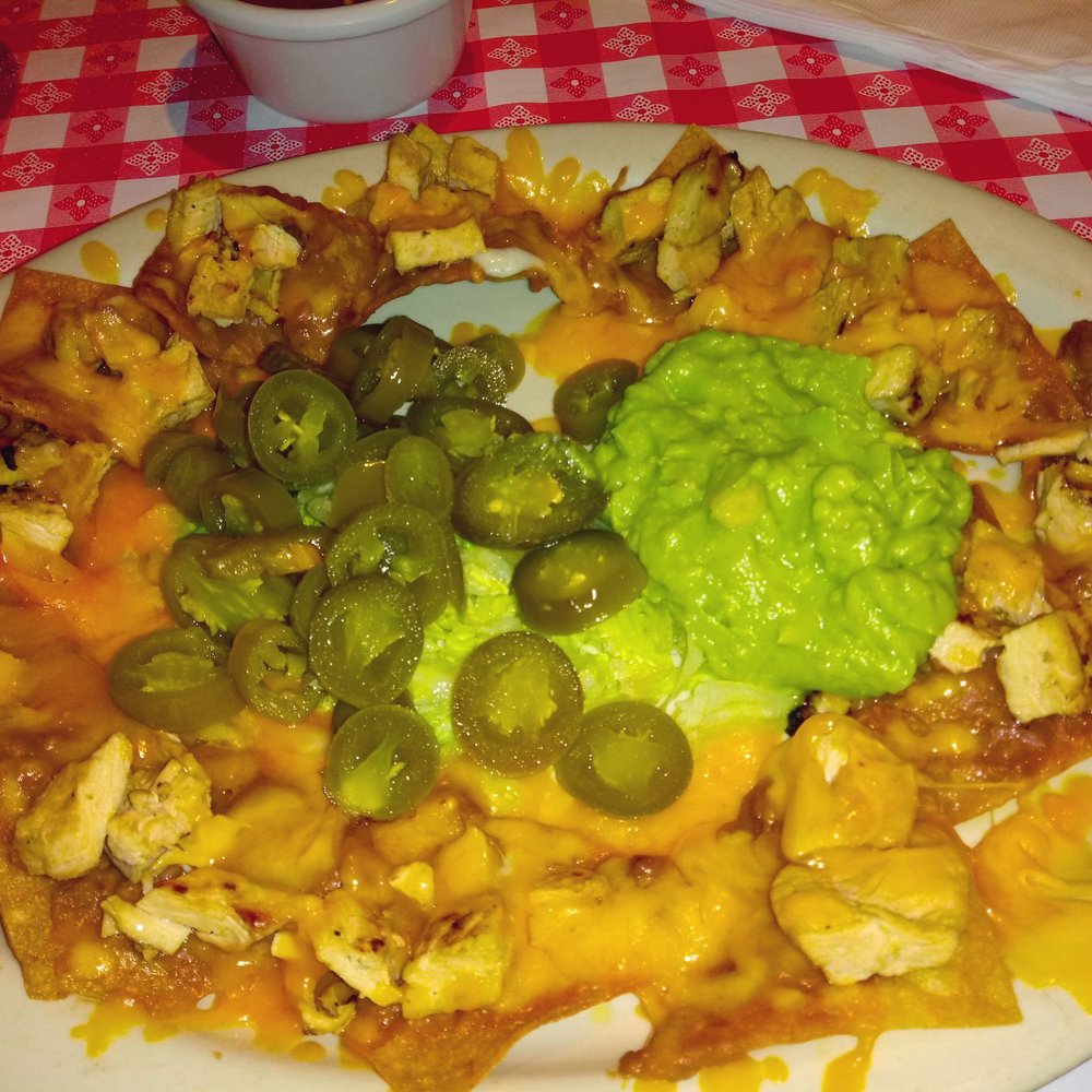 Tecate Mexican Restaurant - Nachos with fajita chicken minus sour cream - Mexican Near Me - Houston, Texas Tecate Mexican Restaurant - Nachos with fajita chicken minus sour cream - Mexican Near Me - Houston, Texas