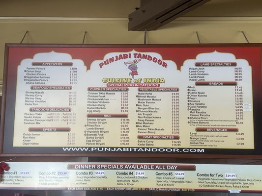 Menu photo 8 Punjabi Tandoor Anaheim, CA