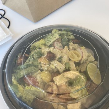 Arcade Downtown - Poblano Chicken Caesar salad - Cafes Near Me - Riverside, California