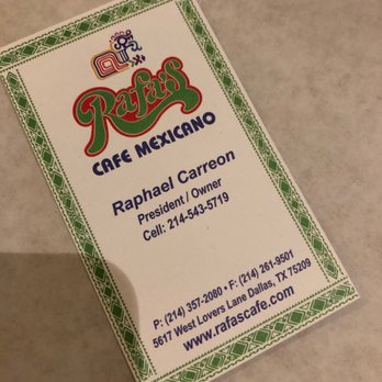 Rafa's Cafe Mexicano - Mexican Near Me - Dallas, Texas