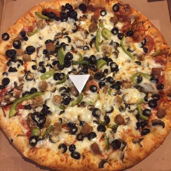 Frankie's Pizza - Frankie's Special (sausage, pepperoni, black olives, without onions and added green peppers!) - Pizza Near Me - North Bend, Washington Frankie's Pizza - Frankie's Special (sausage, pepperoni, black olives, without onions and added green peppers!) - Pizza Near Me - North Bend, Washington