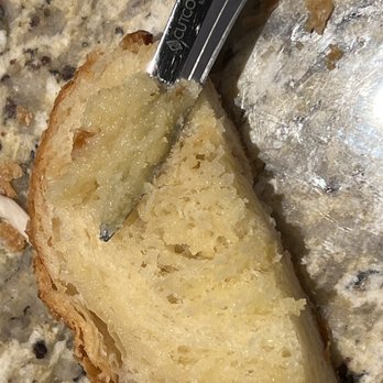 La Farm Bakery - Filling scraped to gauge how much was used - Bakeries Near Me - Cary, North Carolina