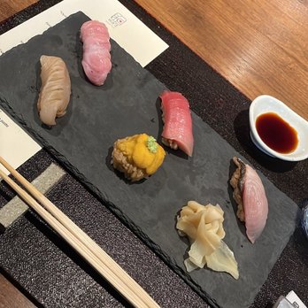 wa’z - *Assortment of 5 Seasonal Nigiri - Japanese Near Me - Seattle, Washington wa’z - *Assortment of 5 Seasonal Nigiri - Japanese Near Me - Seattle, Washington