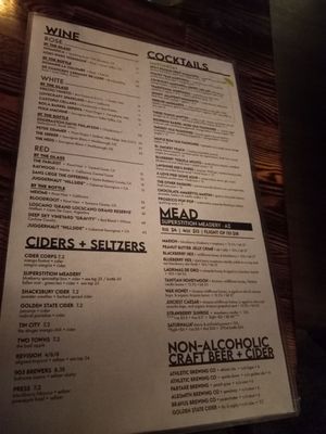 Menu photo 6 Lovecraft Phoenix, AZ