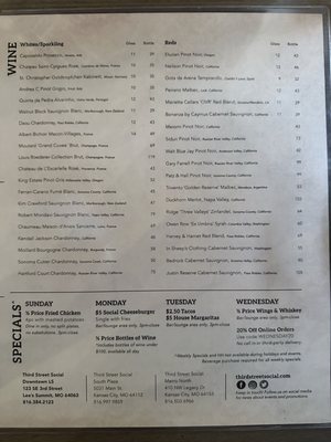 Menu photo 2 Third Street Social Lee's Summit, MO Menu photo 2 Third Street Social Lee's Summit, MO