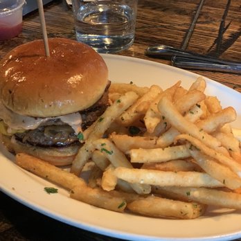 Old Irving Brewing - Double cheeseburger - best burger in the city. Amazing fries, too. - Breweries Near Me - Chicago, Illinois Old Irving Brewing - Double cheeseburger - best burger in the city. Amazing fries, too. - Breweries Near Me - Chicago, Illinois