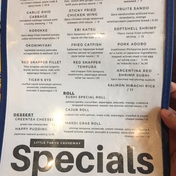 Little Tokyo - Specials Menu - Japanese Near Me - Metairie, Louisiana Little Tokyo - Specials Menu - Japanese Near Me - Metairie, Louisiana