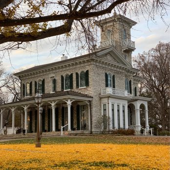 Oakland House - Yellow leaves from the Ginkgo tree blanketing the grass in front of the Oakland House Museum. : November 20, 2021 - Landmarks & Historical Buildings Near Me - St. Louis, Missouri Oakland House - Yellow leaves from the Ginkgo tree blanketing the grass in front of the Oakland House Museum. : November 20, 2021 - Landmarks & Historical Buildings Near Me - St. Louis, Missouri