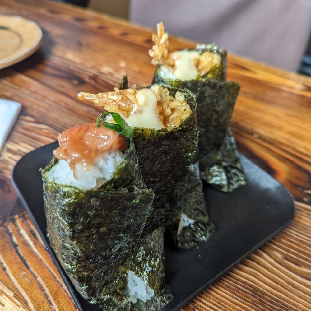 Onibaba - Plum and Ebi Mayo - Japanese Near Me - Seattle, Washington Onibaba - Plum and Ebi Mayo - Japanese Near Me - Seattle, Washington