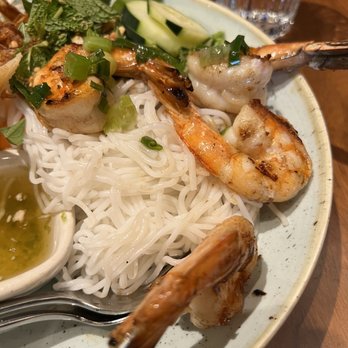 Monsoon Bellevue - Grilled Prawn Vermicelli - Vietnamese Near Me - Bellevue, Washington