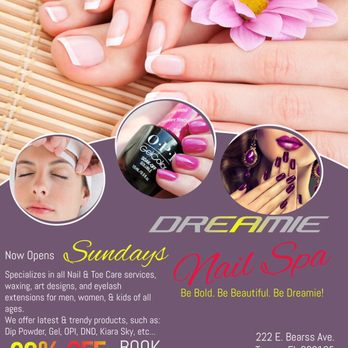 Dreamie Nail Spa - This offer gives you 20% off and cannot be used with other promotions! - Waxing Near Me - Tampa, Florida Dreamie Nail Spa - This offer gives you 20% off and cannot be used with other promotions! - Waxing Near Me - Tampa, Florida
