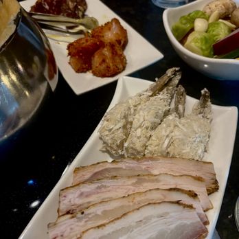 Simply Fondue - pork and shrimp to cook - Fondue Near Me - Livermore, California Simply Fondue - pork and shrimp to cook - Fondue Near Me - Livermore, California