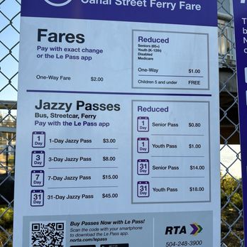 Algiers Ferry Terminal - Fare chart Dec 2025 - Public Transportation Near Me - New Orleans, Louisiana Algiers Ferry Terminal - Fare chart Dec 2025 - Public Transportation Near Me - New Orleans, Louisiana