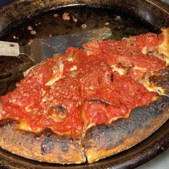 Guiseppes - Cheese and sausage pizza. - Italian Near Me - Palm Desert, California