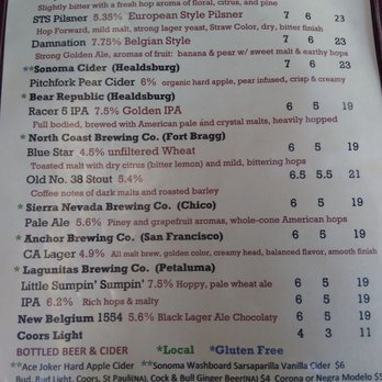 Russian River Pub - Menu - American Near Me - Forestville, California Russian River Pub - Menu - American Near Me - Forestville, California