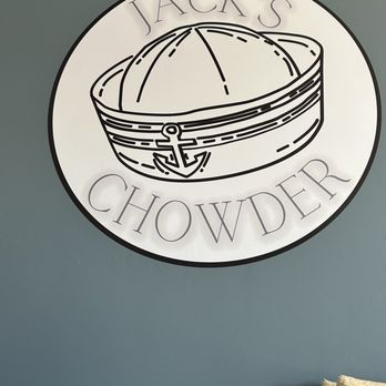 Jack's Chowder - Sign on the wall.  Sorry no food pix this time BUT it was good. - Comfort Food Near Me - Vancouver, British Columbia
