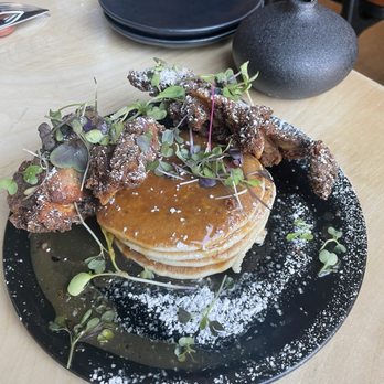 Bronzeville Winery - Chicken and pancakes - New American Near Me - Chicago, Illinois