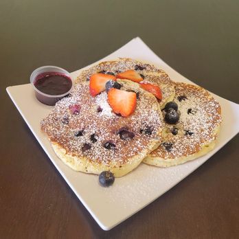 D Grill Boy - Blueberry Lemon Ricotta Pancakes - Asian Fusion Near Me - Upland, California