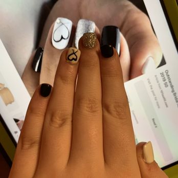 Noire The Nail Bar - Pinterest vs finished product :) - Nail Salons Near Me - Murfreesboro, Tennessee